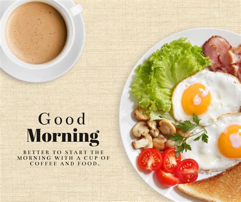 Healthy Breakfast For Good Morning Online Facebook Post Template