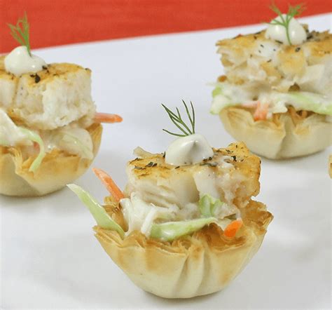 Find healthy, delicious phyllo dough recipes. Easy Healthy Appetizers | Tilapia Phyllo Bites