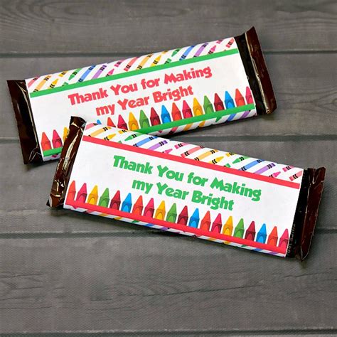 Candy Bar Wrappers For Teacher Appreciation Week