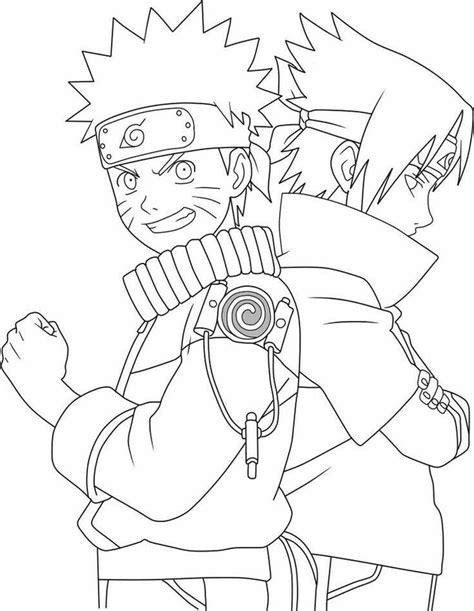 Naruto Shippuden Para Colorear E Imprimir - dibujos para colorear