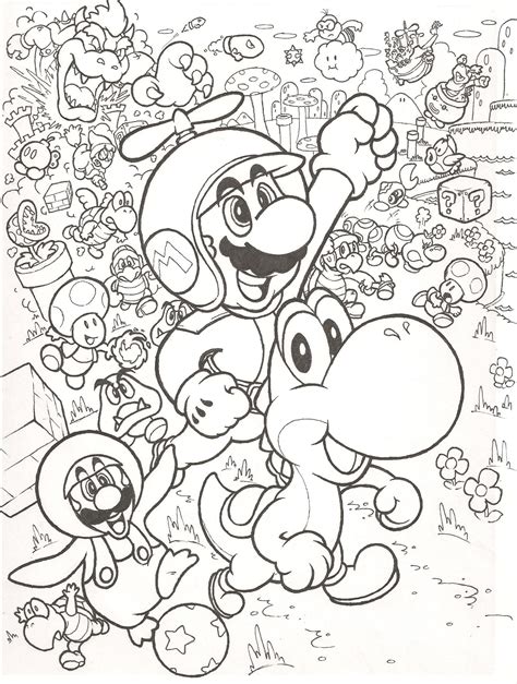 Mario kleurplaten mooi mario bros kleurplaten archidev kleurplaat. super mario bros coloring pages - Free Large Images ...