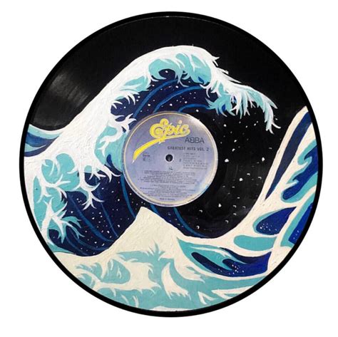 Hand Painted Vinyl Records That You Can In 2020 Vinyl Record Art
