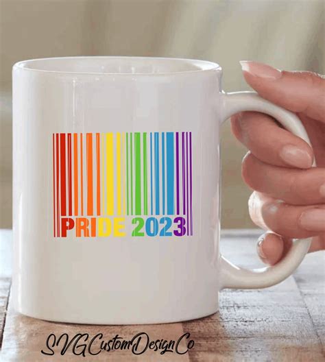 Pride 2023 Rainbow Barcode SVG Gay Pride Month Shirt LGBTQ Queer To