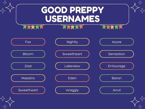 70 Catchy And Unique Preppy Usernames Good Name