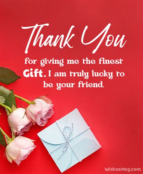 Thank You Messages For Gift Wishesmsg