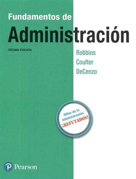 Libro Fundamentos De Administración 9786073239622 Coulter Mary