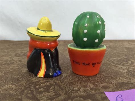 Find great deals on ebay for cactus salt pepper shakers. Napping Mexicans Cactus Salt and Pepper Shakers Pikes Peak ...