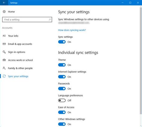 How To Sync Settings Across Devices In Windows 1110