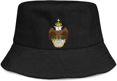 Scottish Rite Freemasonry Masonic Men Women Fashion Bucket Hat