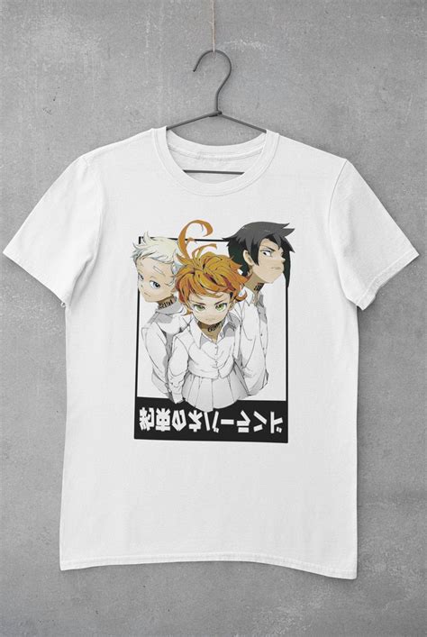 Unisex The Promised Neverland Anime T Shirt Emma Ray Norman Yakusoku No Neverland Anime