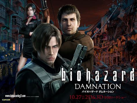 Resident Evil Damnation Movie Leon Kennedy Fondo De Pantalla