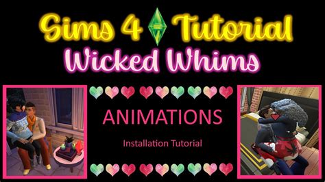 How To Install Wicked Whims Animations Sims 4 Tutorial Youtube
