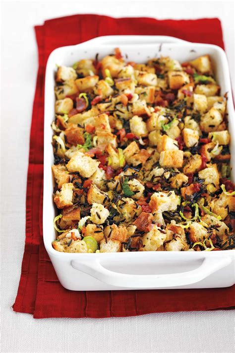 rosemary focaccia and wild rice stuffing canadian living stuffing recipes wild rice