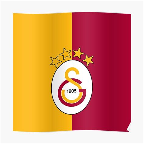 Galatasaray Badge Poster For Sale By Deniz29 Redbubble
