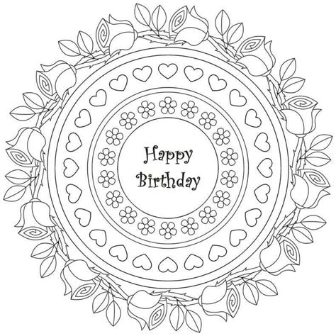 The Top 23 Ideas About Happy Birthday Coloring Pages For