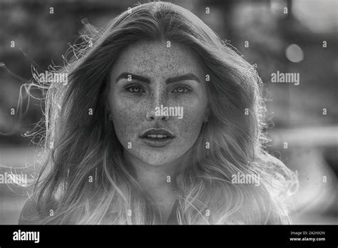 Face Beautiful Girl Freckles Hi Res Stock Photography And Images Alamy