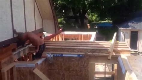 Your friends at the 2nd floor bar & essen and 2nd ave deli. framing 2nd floor above garage - YouTube