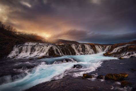 Bruarfoss Waterfall, Iceland - Most Beautiful Picture