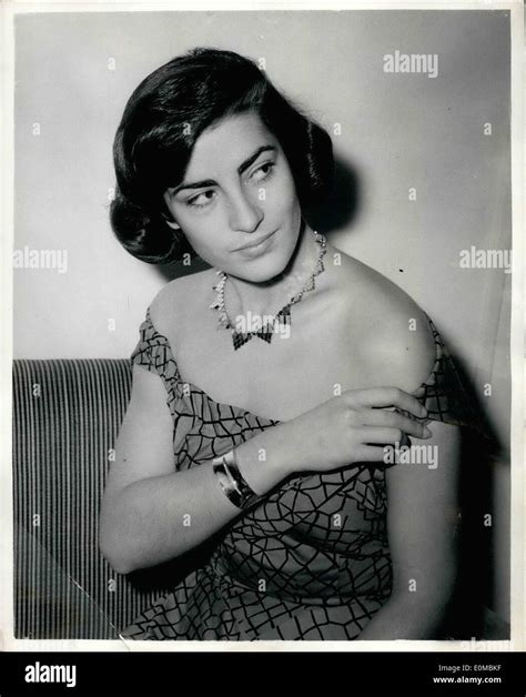 Jun 06 1954 Greek Film Actress In London Photo Shows Miss Irene