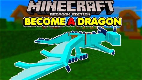 BECOME a DRAGON in Minecraft Bedrock! - YouTube