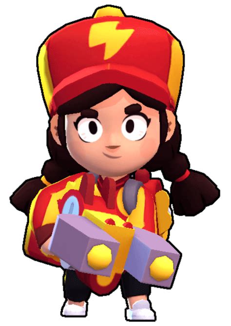 Learn the stats, play tips and damage values for jessie from brawl stars! Jessie in Brawl Stars - Knokkers op Star List