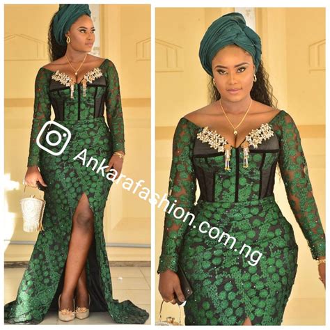 Emerald Green Lace Styles See Latest 50 Designs To Rock 2 That Wedding
