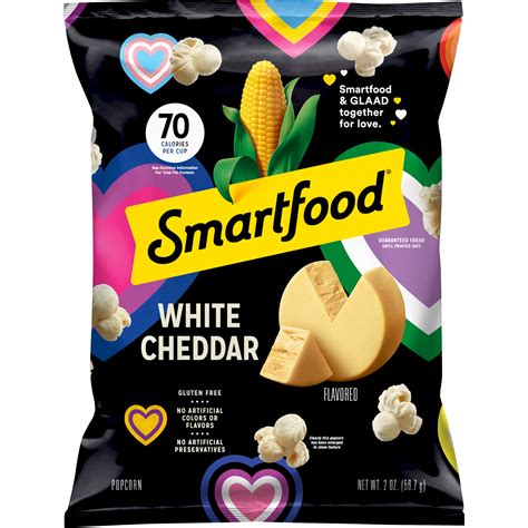 Smartfood White Cheddar Flavored Popcorn Smartlabel