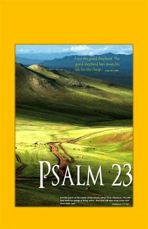 Psalms 23 King James Version Printable