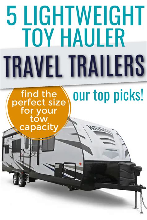 Toy Hauler Travel Trailer Artofit