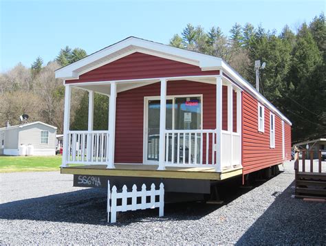 single wide mobile home exterior