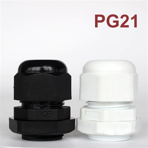 1 Piece IP68 PG21 High Quality Waterproof Nylon Plastic Cable Gland