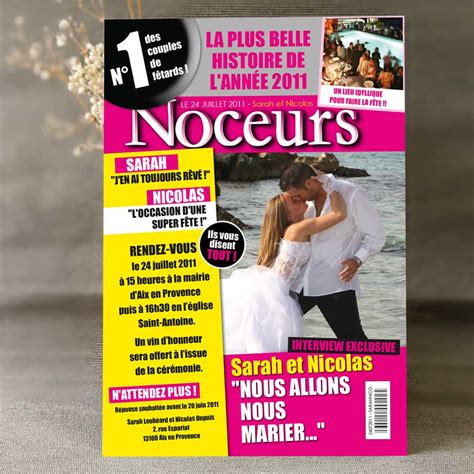 Faire Part Mariage Magazine Noceurs Le Faire Part Françaisfr