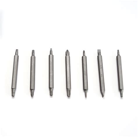 Hand driver double ended bit set back to the different screwdriver bits page 7 Double-Ended Bit Pack for Multibit Drivers - Rolgear