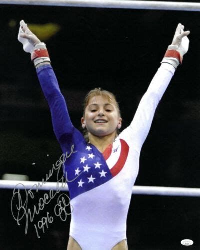 Dominique Moceanu Signed 1996 Team Usa Olympics Gymnastic 16x20 Photo Jsa Ebay