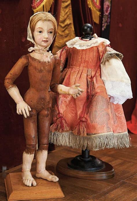 View Catalog Item Theriault S Antique Doll Auctions Wooden Dolls