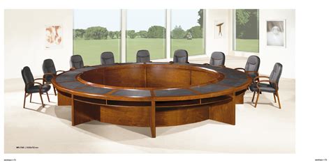Round Shaped Modern Design Conference Table For Large Meeting Room