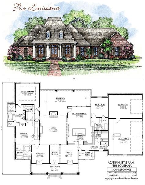 Madden Home Design Acadian House Plans French Country House Plans