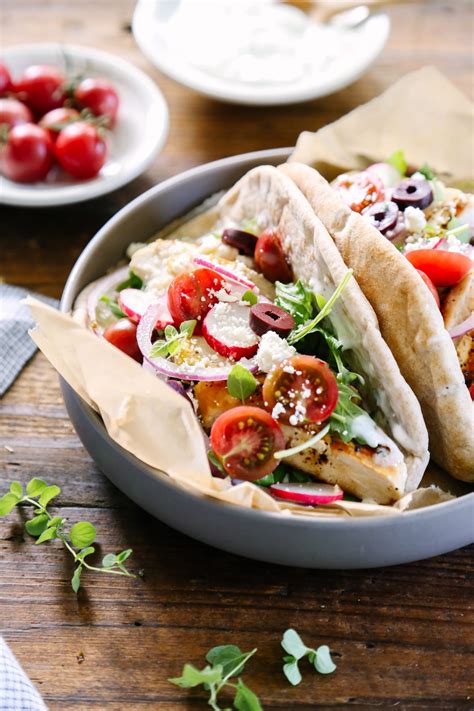 Quick And Easy Marinated Chicken Gyros Live Simply