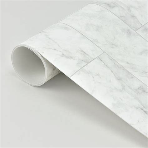 Bhf3046 Marble Tile Peel And Stick Backsplash By Brewster