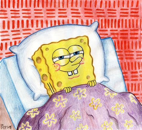 Spongebob Sleeps By Spongepersa On Deviantart
