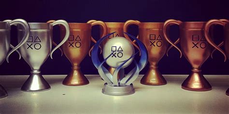Deethree 3d Prints Elaborate Playstation Trophies For Official Sony Ps4