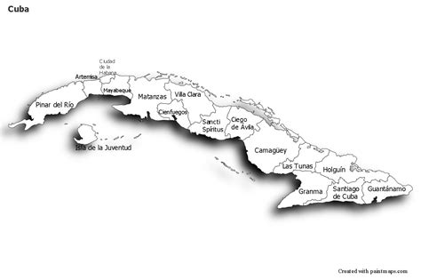 Mapas De Muestra Para Cuba Blanco Negro Sombr O Jim Carey X