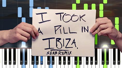 Mike Posner I Took A Pill In Ibiza Seeb Remix Piano Cover With