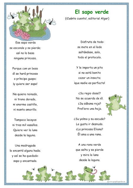 Alegres Imágenes Con Poemas Hermosos Y Cortos Para Niños