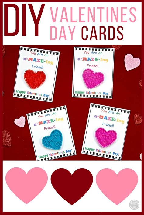 Diy Valentines Day Cards For Kids With Free Printable Candy Free