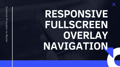 How To Create A Full Screen Overlay Navigation Code4education