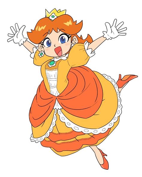 Pin By 🌸💖 𝐵𝓁𝑜𝓈𝓈𝑜𝓂𝒦𝒶𝒾 💖 On Daisy Princess Daisy Super Mario Art