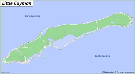 Map Of Little Cayman Cayman Islands