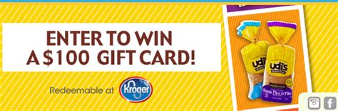 We did not find results for: Udi's Gift Card Giveaway: Enter to Win a $100 Kroger Gift Card {50 Winners}