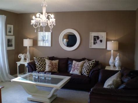 Your dark brown sofa will make a beautiful piece of furniture in your living room when the walls are painted with neutral colors. The Green Room Interiors Chattanooga, TN Interior ...